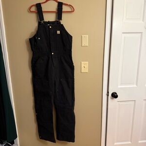 Women's Black Carhartt Insulated Bib